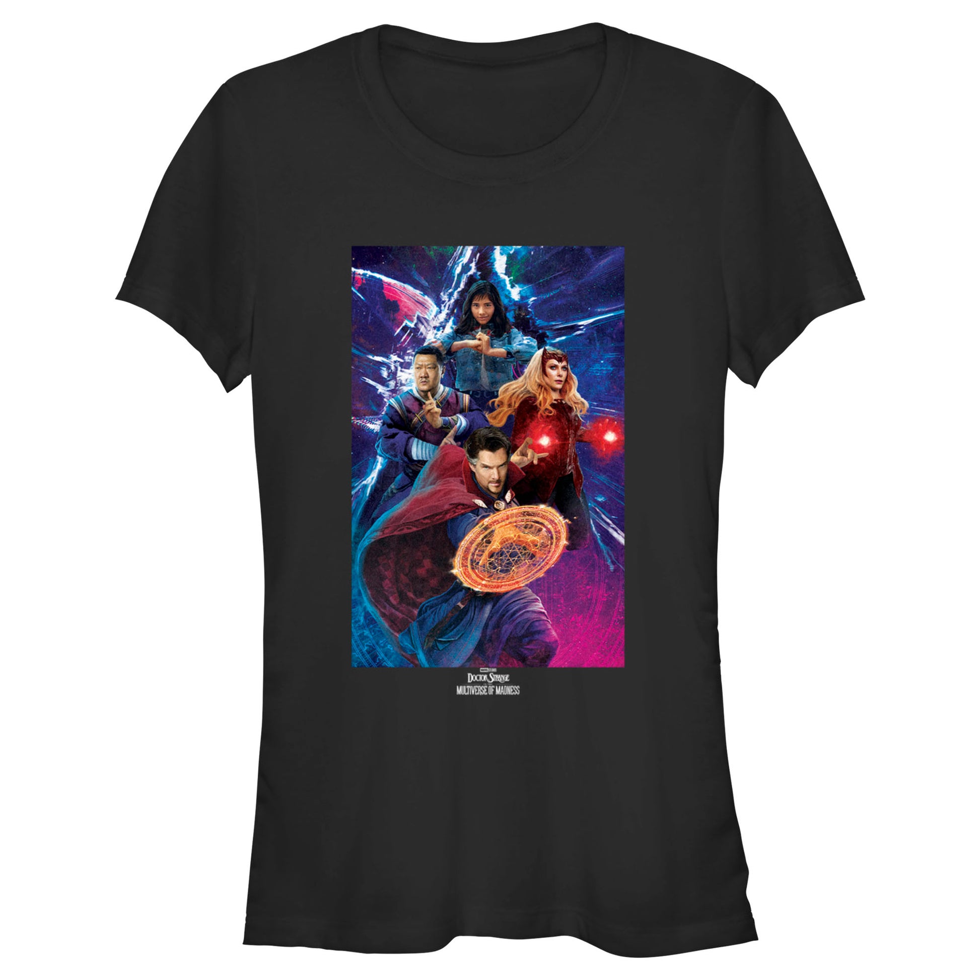 Junior's Marvel Doctor Strange Dr Strange Group Shot T-Shirt