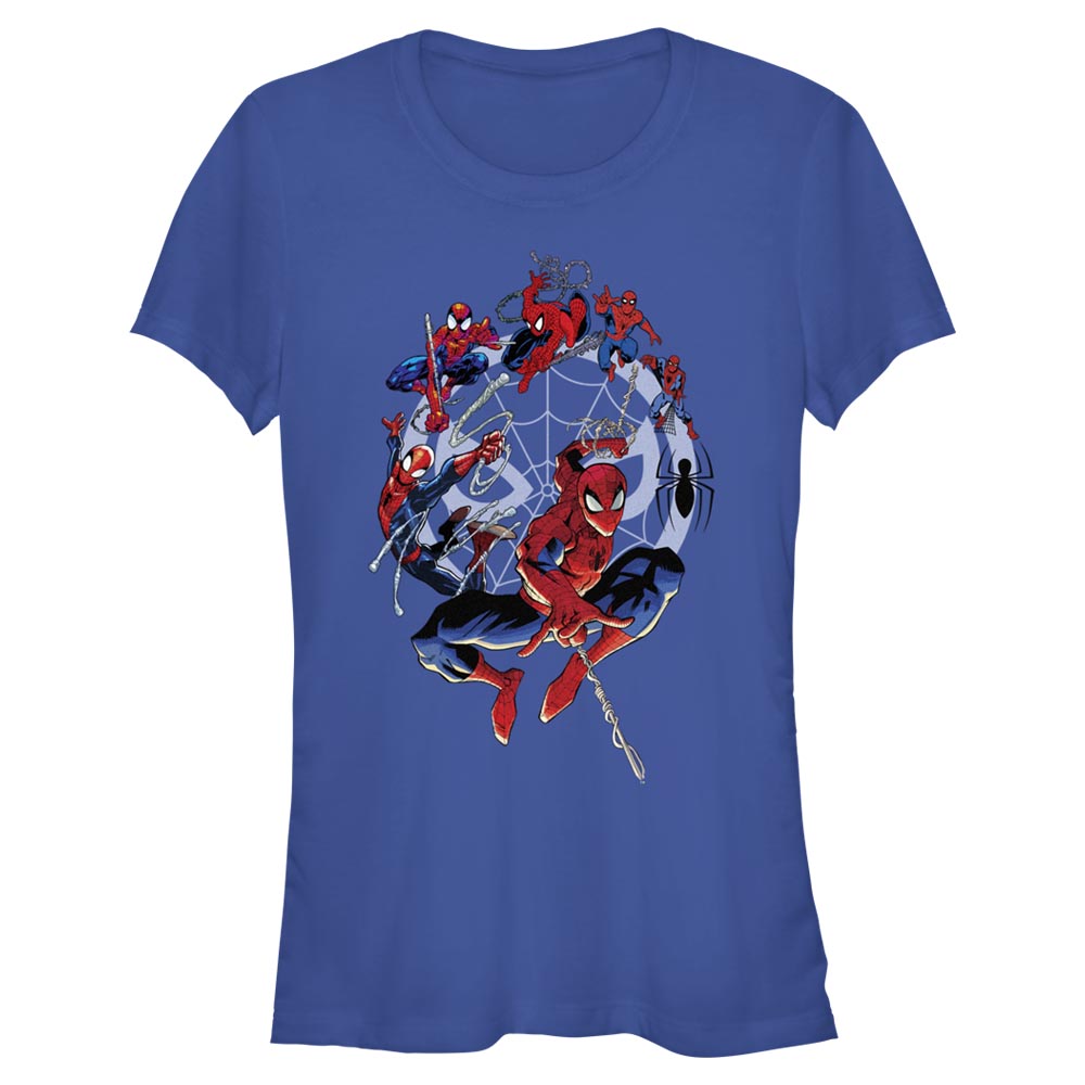 Junior's Marvel Spider-Man Beyond Amazing SPIDEY CIRCLE EVOLUTION T-Shirt