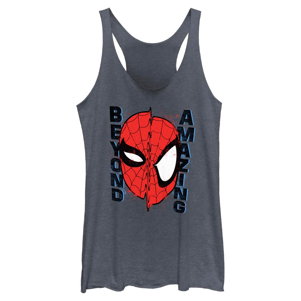 Junior's Marvel Spider-Man Beyond Amazing BEYOND AMAZING WARP Tank Top